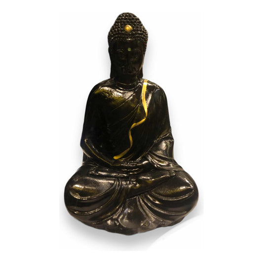 Buda Negro Grande 27 Cm Negro by HEREJE