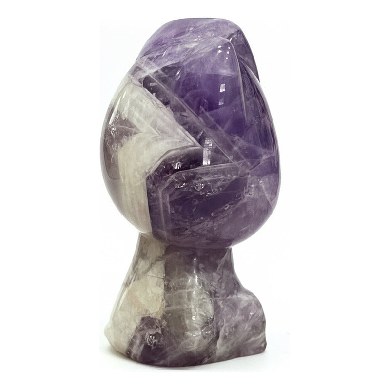 Escultura De Cuarzo En Forma De Gato 4.5x2.5x2 Cm Amatista by HEREJE