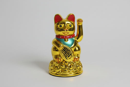 Gato Chino Atrae Buena Suerte Abundancia Riqueza 11cm by HEREJE