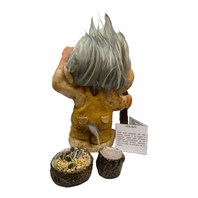 Troll Mediano + Comedero + Bebedero +semillas Varios Modelos by ARTICULOS ESOTERICOS LETY