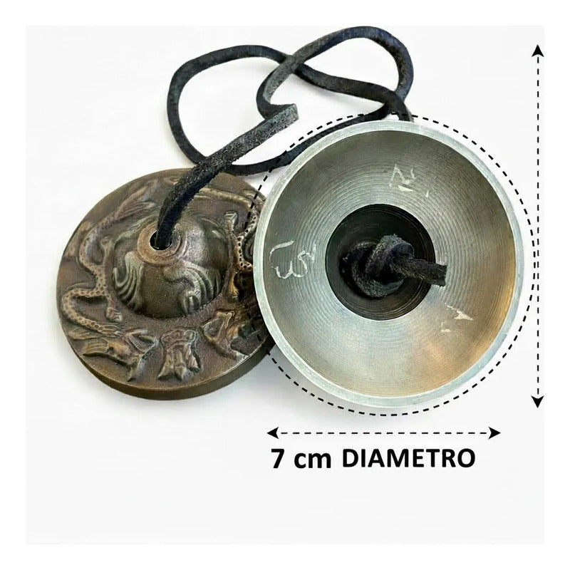 Cymbalo Tibetano Cuenco 7 Metales Indu 7 Cm by HEREJE