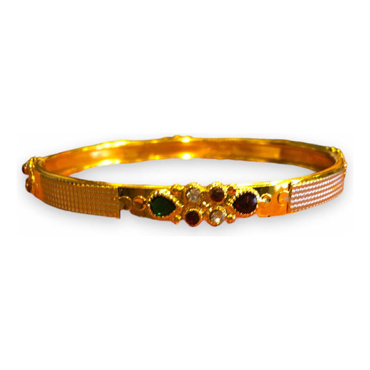 Pulsera Indu Chapa De Oro Dorado 12.7 Cm by HEREJE