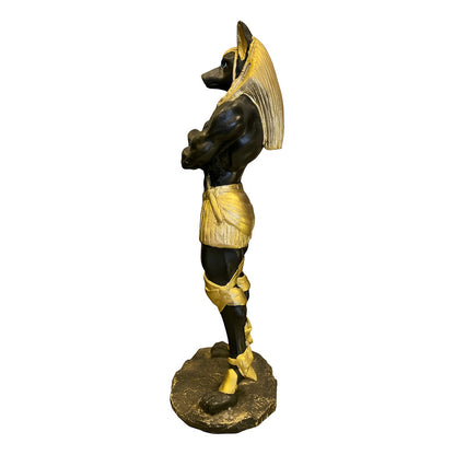 Anubis Figura Resina Naciona 25 Cm (fornido) Negro by HEREJE