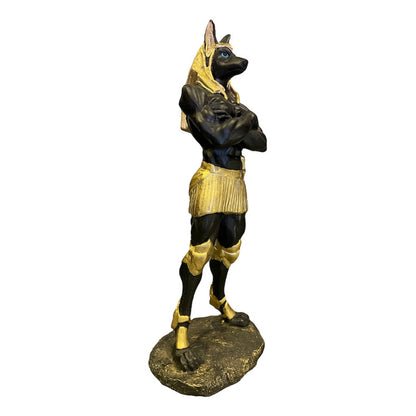 Anubis Figura Resina Naciona 25 Cm (fornido) Negro by HEREJE