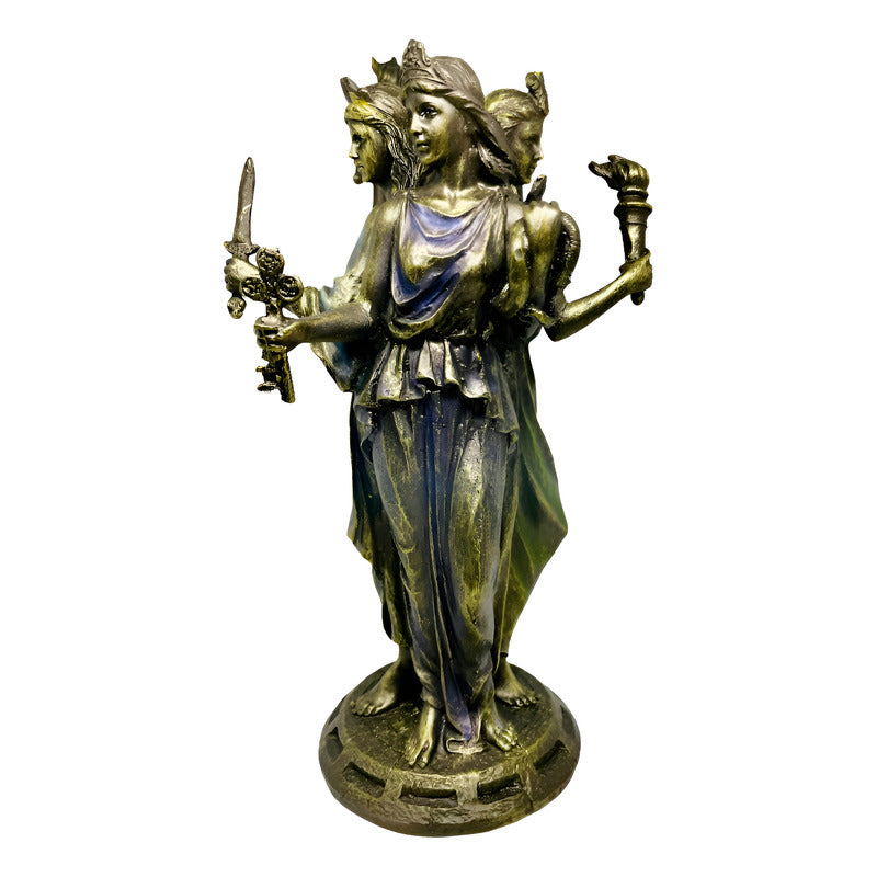 Estatua Hecate Triple Diosa Resina 21cm by HEREJE