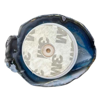 Sujetador, Para Celular De Piedra Natural Azul Centro Blanco