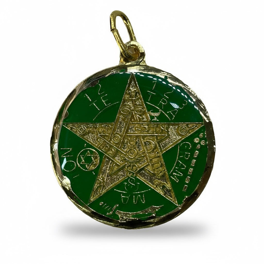 Pentagrama Ritualizado 7 Metales Esotérico 30mm by ARTICULOS ESOTERICOS LETY