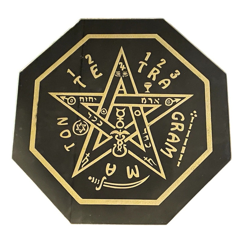 Tetragramaton 30cm Espejo Grabado by HEREJE