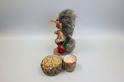 Troll Prosperidad + Comedero 10 Cm Figura Resina Nacional Variado by HEREJE