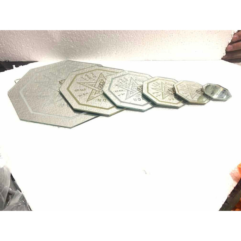 Tetragramaton 12cm Espejo Grabado by HEREJE