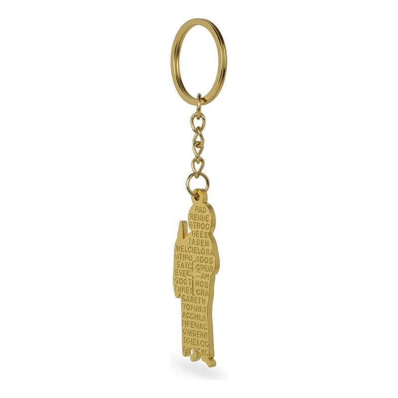Llavero De San Judas 5 Cm Dorado by HEREJE