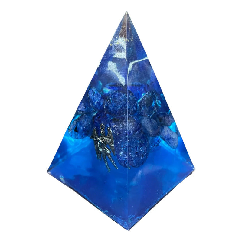 Piramide Angel En Tamaños 5 Cm, 7 Cm Y 9 Cm A Elegir 9 Cm Azul by HEREJE