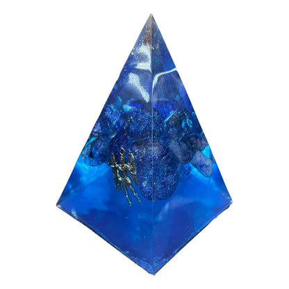 Piramide Angel En Tamaños 5 Cm, 7 Cm Y 9 Cm A Elegir 9 Cm Azul by HEREJE