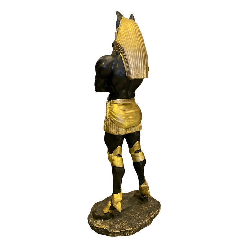 Anubis Figura Resina Naciona 25 Cm (fornido) Negro by HEREJE