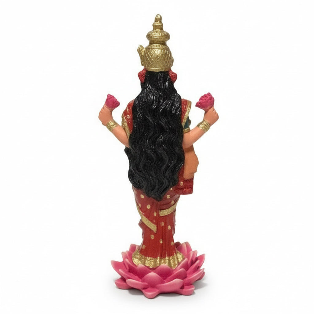 Lakshmi Diosa Fortuna Resina Artesanal Ritualizado. by HEREJE