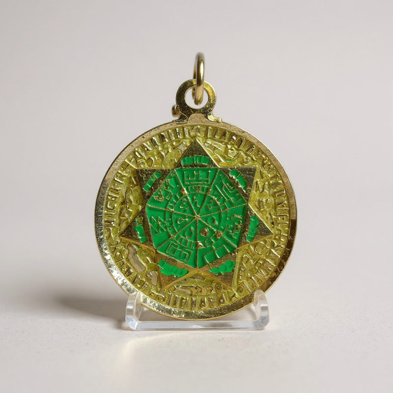 Sello Seite Arcangeles Metatron Dije Metal Encapsulado 25mm by HEREJE