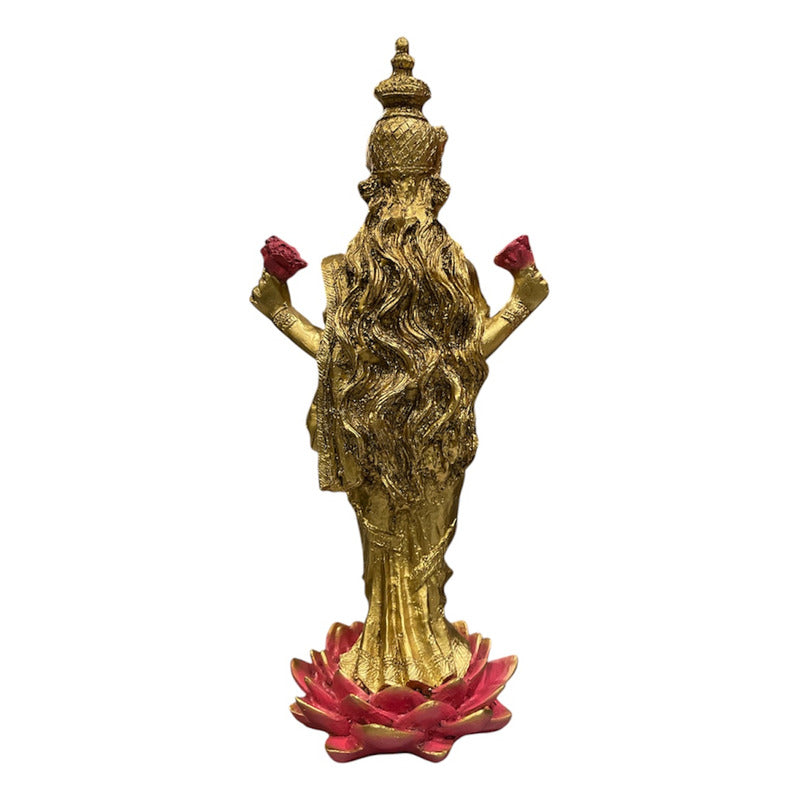 Lakshmi Diosa Fortuna Resina Artesanal Ritualizado. by HEREJE