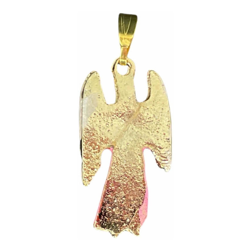 Arcangel Chamuel Baño De Oro Con Cristal Dije by HEREJE