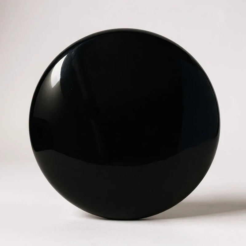 Espejo Redondo Hereje Obsidian Mirror 8cm Limpieza Espiritua S/n by HEREJE