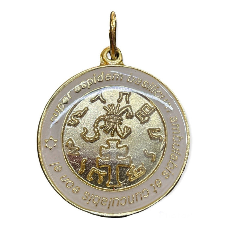 Exterminador Talisman Amulento Encapsulado Y Baño De Oro 3cm by ARTICULOS ESOTERICOS LETY