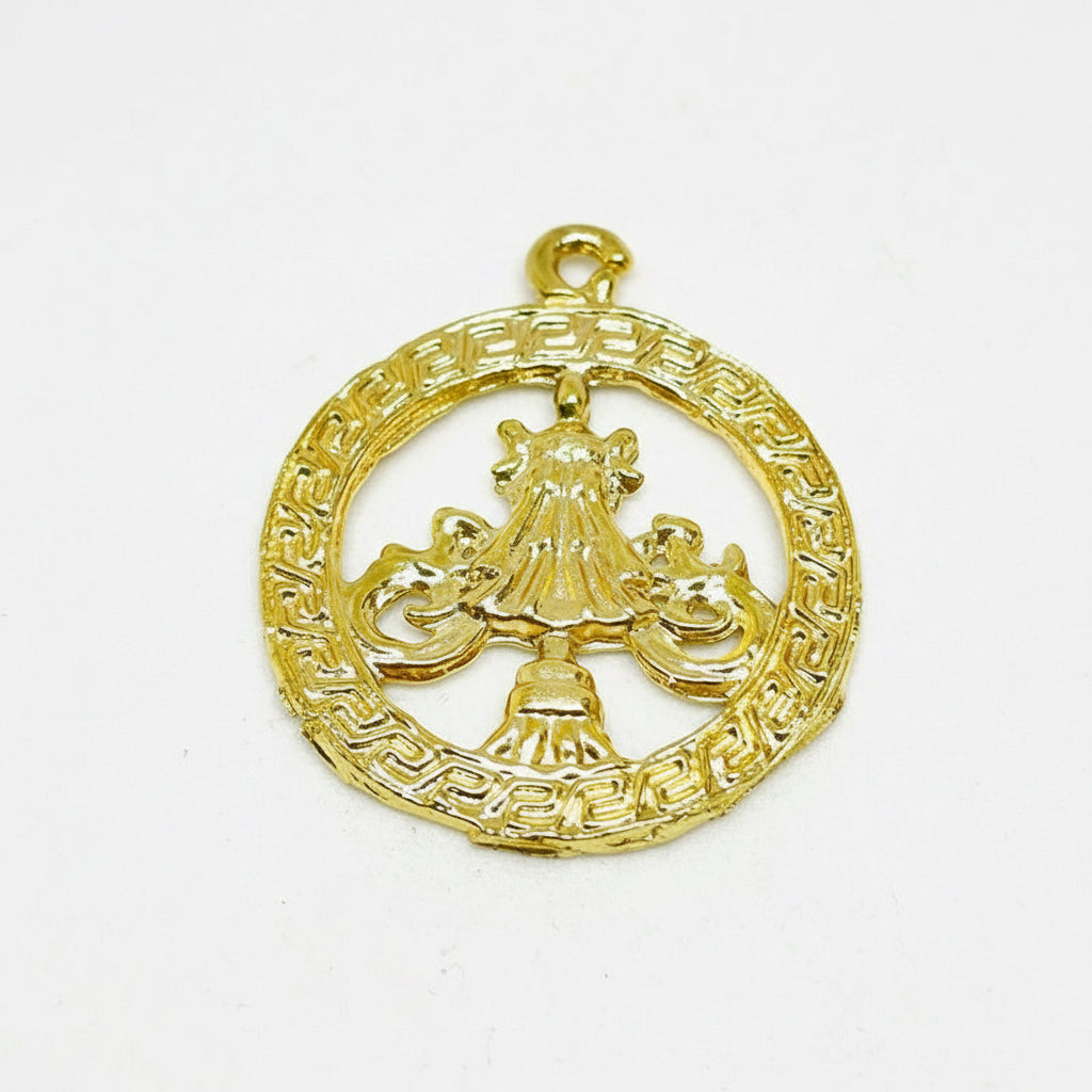 Estandarte De La Victoria Amuleto Feng Shui 4 Cm Dorado by ARTICULOS ESOTERICOS LETY
