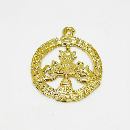 Estandarte De La Victoria Amuleto Feng Shui 4 Cm Dorado by ARTICULOS ESOTERICOS LETY