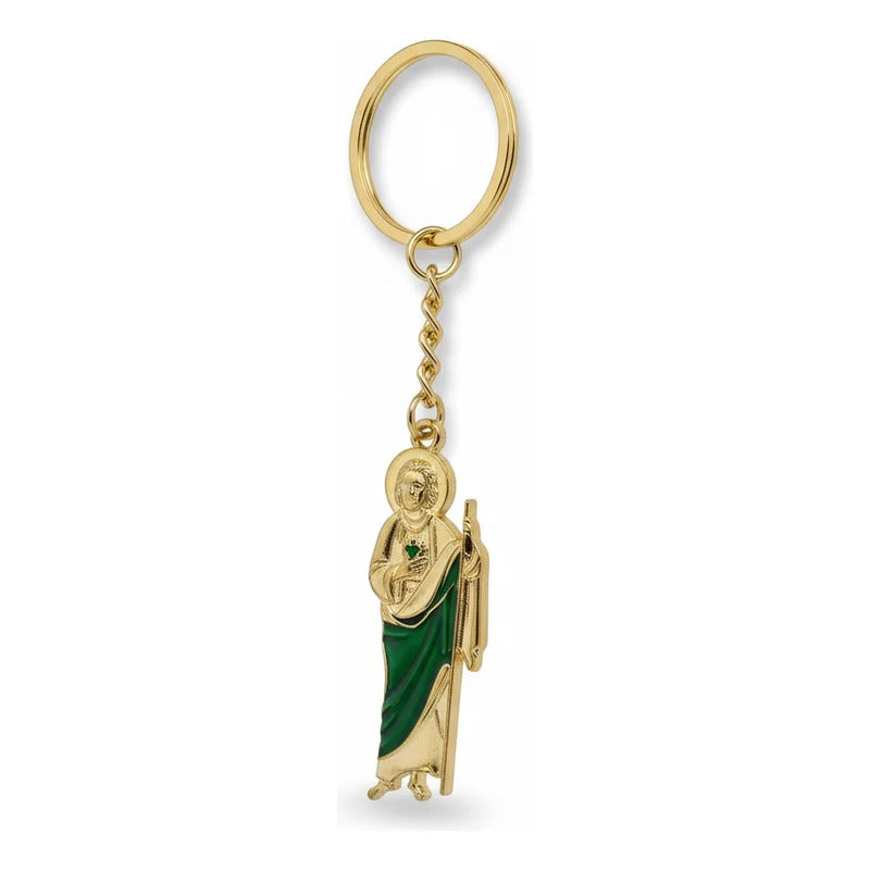 Llavero De San Judas 5 Cm Dorado by HEREJE
