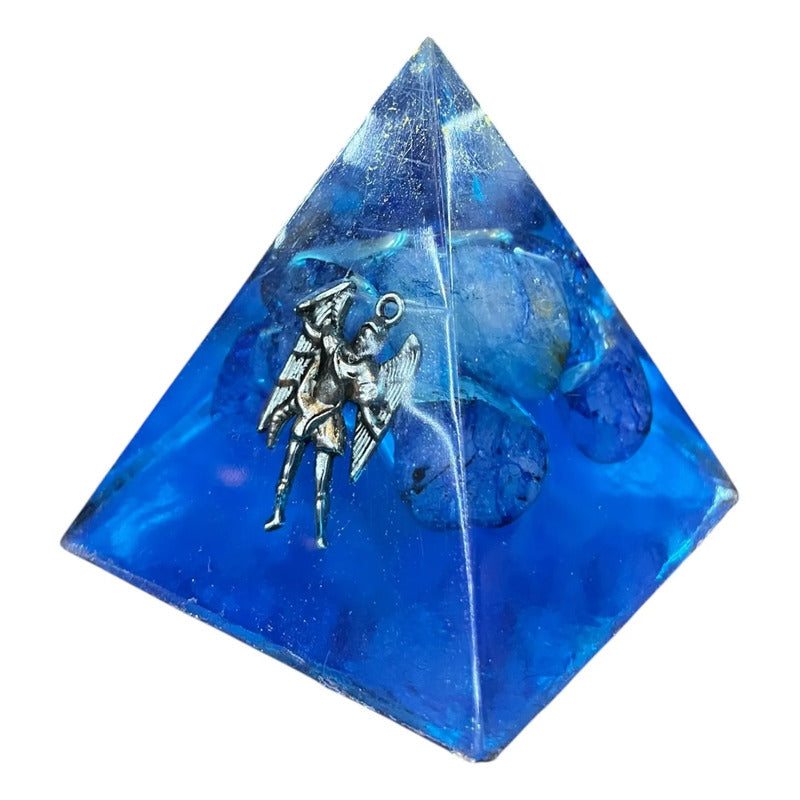 Piramide Angel En Tamaños 5 Cm, 7 Cm Y 9 Cm A Elegir Azul 5cm by HEREJE