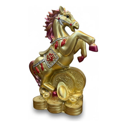 Caballo Año Chino Estatua De Resina 18x13x8.5 Cm by HEREJE