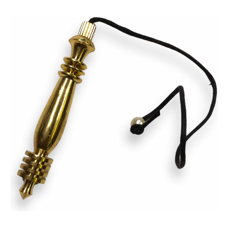Pendulo Con Testigo 7cm De Metal Dorado by HEREJE