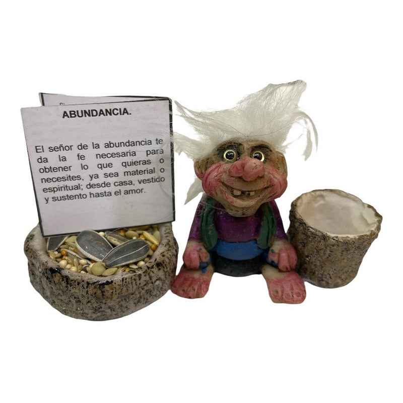 Troll Mini + Comedero + Semillas + Tarjeta Varios Modelos