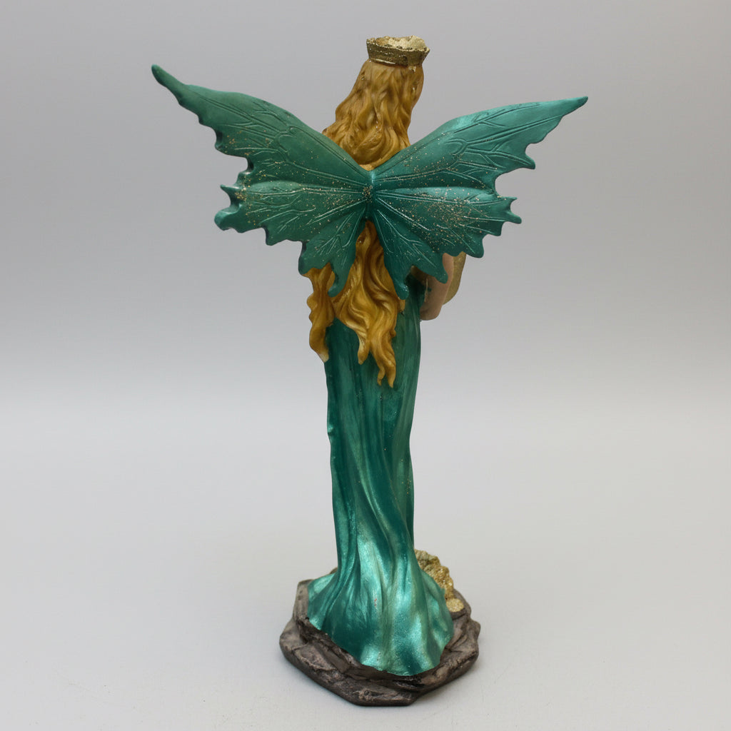 Estatua Abundia Con Alas 28 Cm Resina. by ARTICULOS ESOTERICOS LETY
