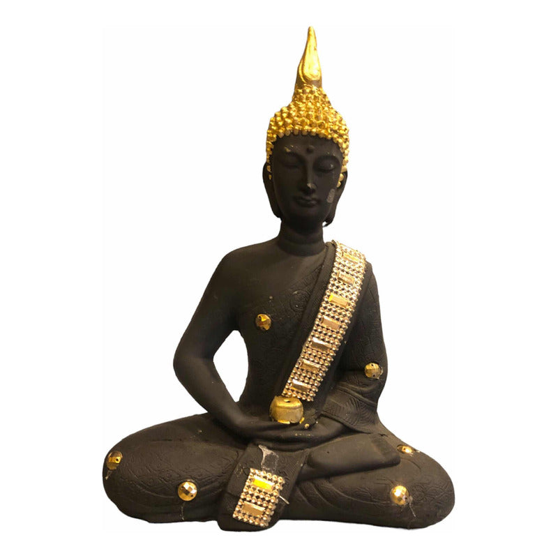 Buda Negro 25cm Negro by HEREJE