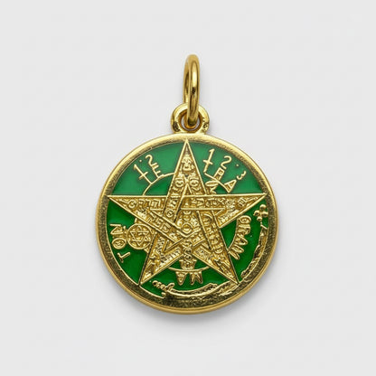 Pentagrama O Tetragramatón Ritualizado 7 Metales 15mm by ARTICULOS ESOTERICOS LETY