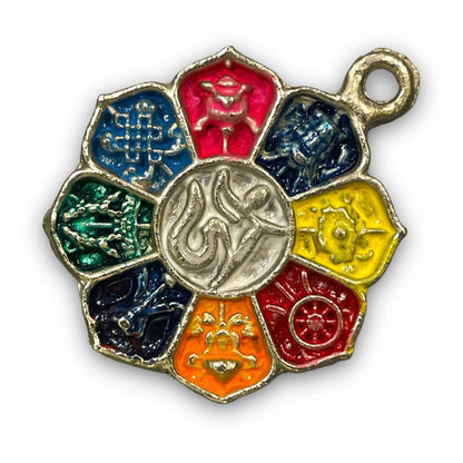 8 Tesoros De Buda Auspicios Cura Feng Shui 39x33x3mm by ARTICULOS ESOTERICOS LETY