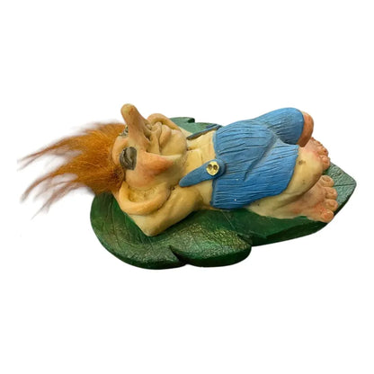 Troll Union Matrimonial Estatua De Resina De 6 Cm De Altura Verde Oscuro by HEREJE