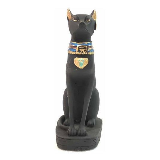 Gato Egipcio Resina Nacional 17.5cm Negro by ARTICULOS ESOTERICOS LETY