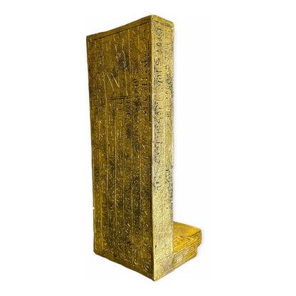 Horus Portal Dios Egipcio 23x9x9.5cm Escultura Dorado Oscuro by ARTICULOS ESOTERICOS LETY
