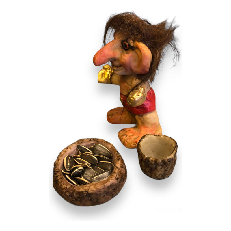 Troll Boxeador + Comedero 10 Cm Figura En Resina Nacional Variado by HEREJE