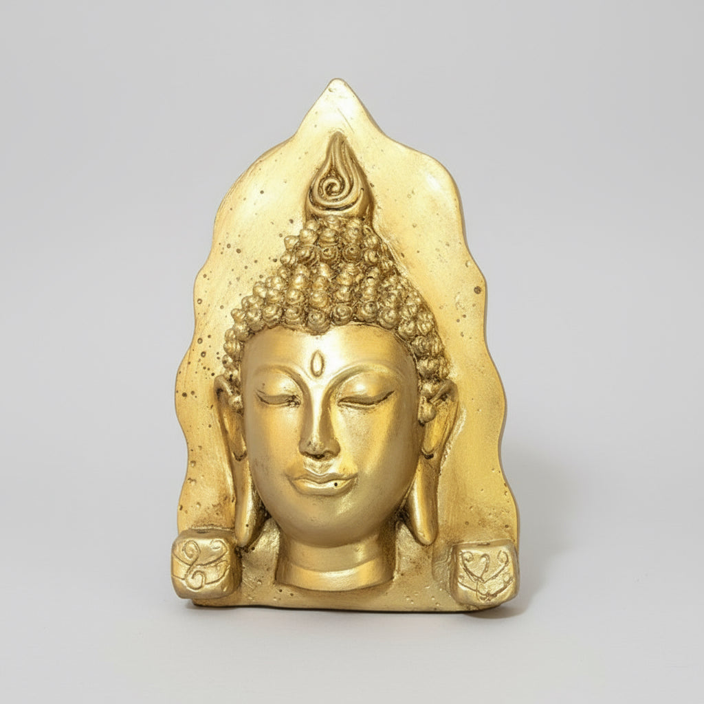 Buda Rostro En Resina Para Pared 17 Cm by ARTICULOS ESOTERICOS LETY