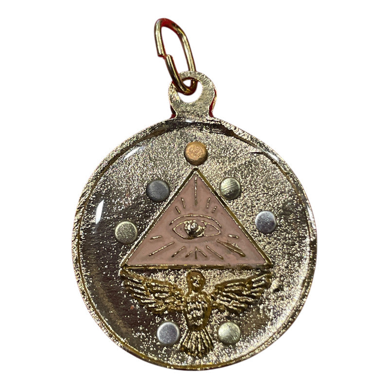 Pentagrama Ritualizado Mediano 7 Metales Tetragramaton 25mm by ARTICULOS ESOTERICOS LETY