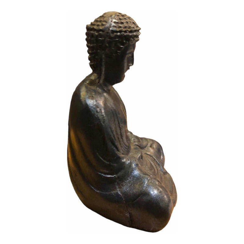 Buda Sentado 11cm Azul Figura De Resina by ARTICULOS ESOTERICOS LETY