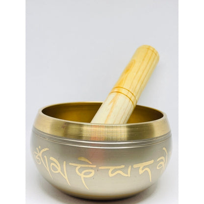 Cuenco Tibetano 95mm Diámetro 7 Metales Importado Limpieza by HEREJE