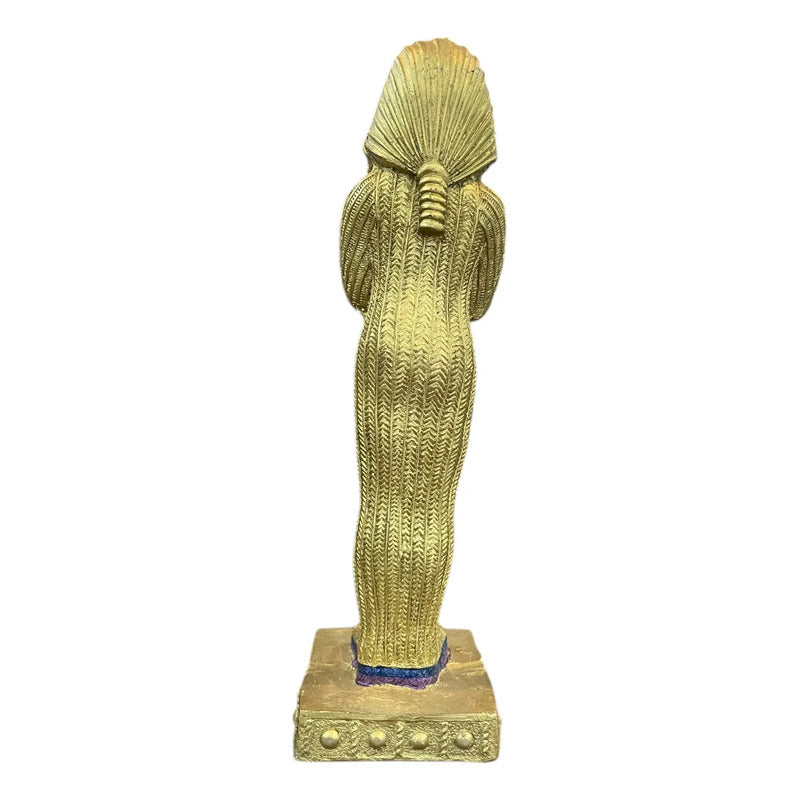 Tutankamon Escultura De Resina De 18 Cm De Altura Verde by HEREJE
