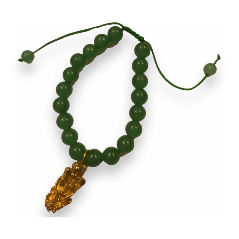 Pulsera De Jade Piyao 11~7 Verde Oscuro 11 Cm 17.78 Cm by ARTICULOS ESOTERICOS LETY
