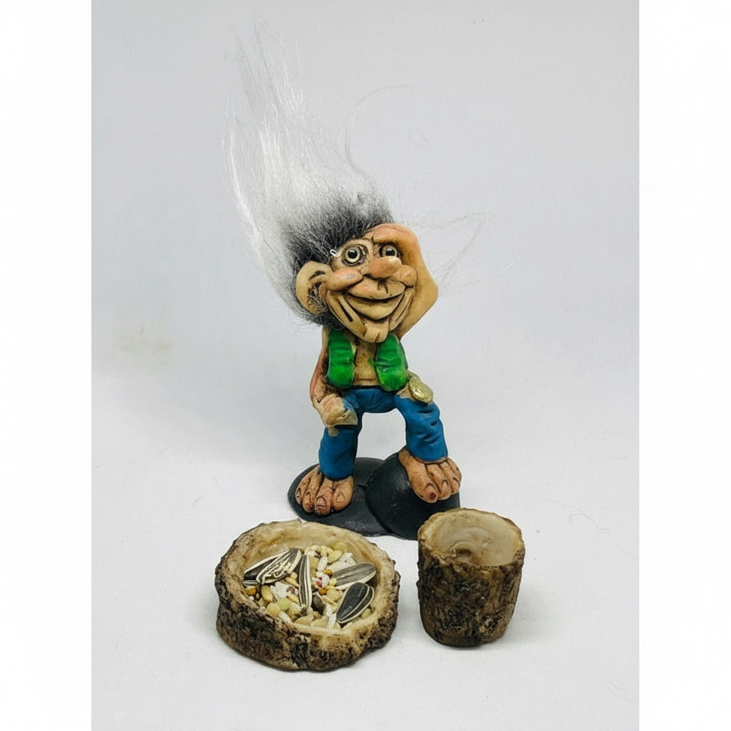 Troll Visionario Resina +semillas + Tarjeta Activación 11cm by HEREJE