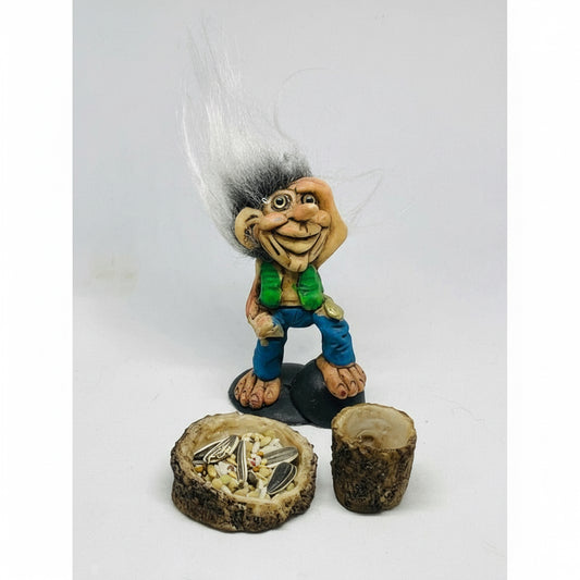 Troll Visionario Resina +semillas + Tarjeta Activación 11cm by HEREJE
