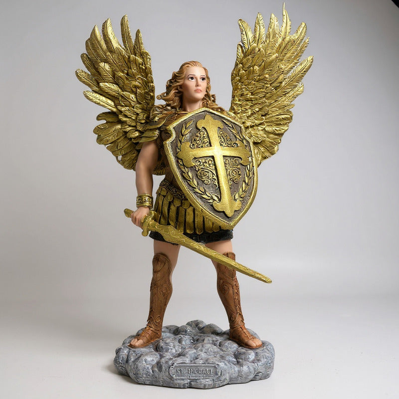Arcangeles De 35cm Altura Figura De Resina Modelo A Elegir by HEREJE