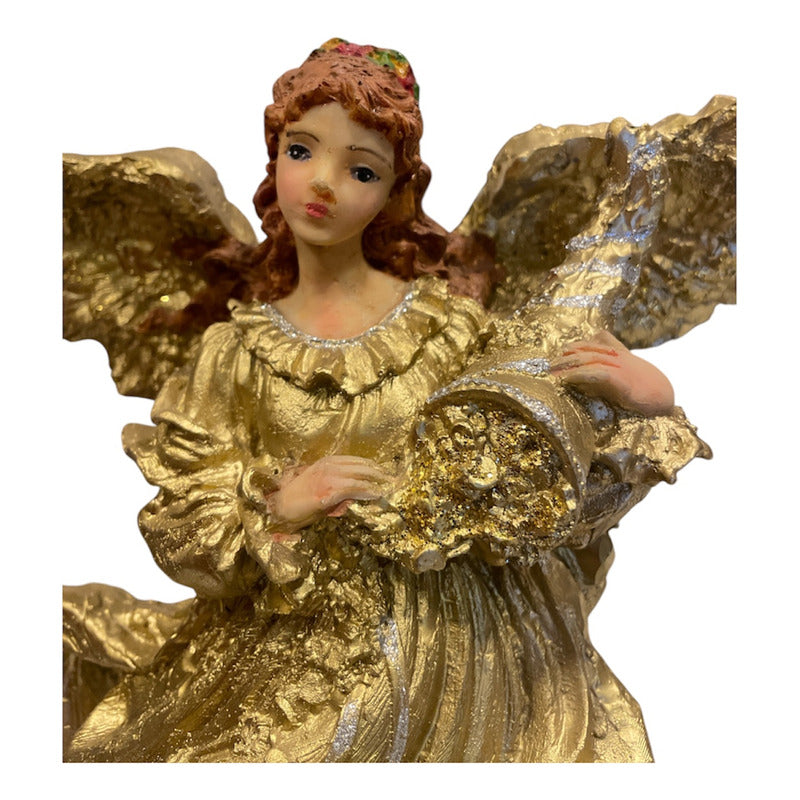 Escultura Ángel De La Abundancia 30 Cm - Lety by HEREJE