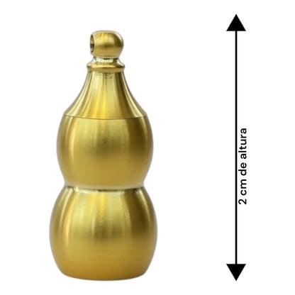 Dije Amuleto Wu Lou Feng Shui Latón Dorado 2 Cm Dorado by HEREJE
